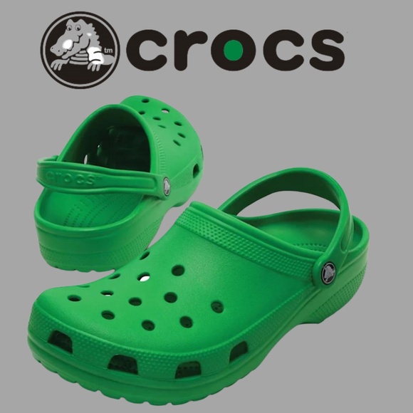 Men's Crocs Classic Clog Grass Green - Picture 1 of 16